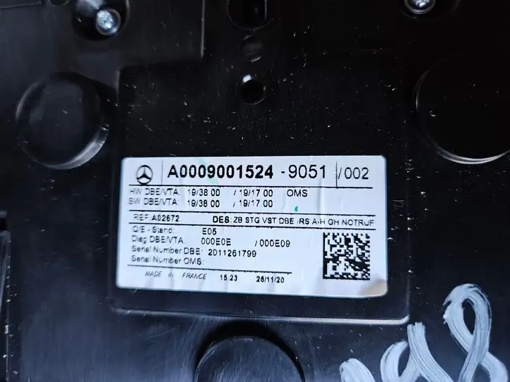 Mercedes-Benz A W177 (2018 - ) A0009001524 Передняя подсветка — фото 5