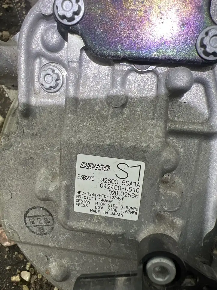Nissan Leaf II (ZE1) (2017 - ) ESB27C Компрессор (насос) кондиционера воздуха — фото 2