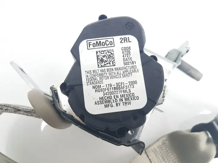Ford Fusion II (2013 - ) HG93F611B68AF Задний ремень безопасности — фото 3
