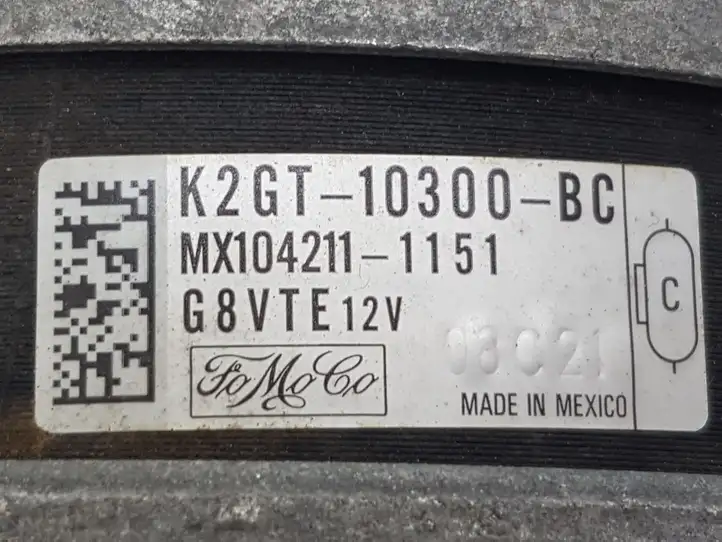 Ford Edge II (2015 - ) K2GT10300 Генератор — фото 3