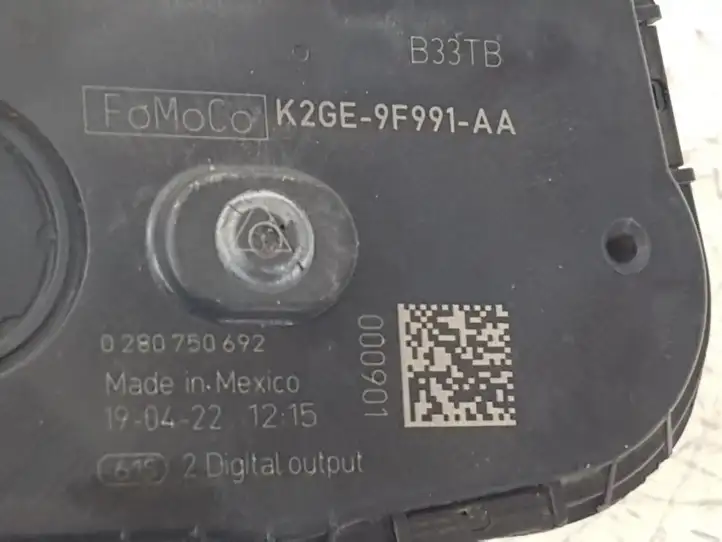 Ford Edge II (2015 - ) K2GE9F991 Дроссельная заслонка — фото 4