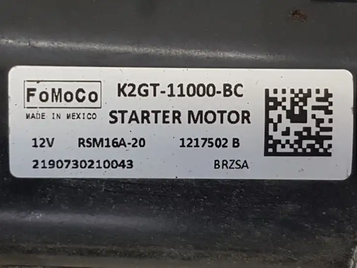 Ford Edge II (2015 - ) K2GT11000 Стартер — фото 3