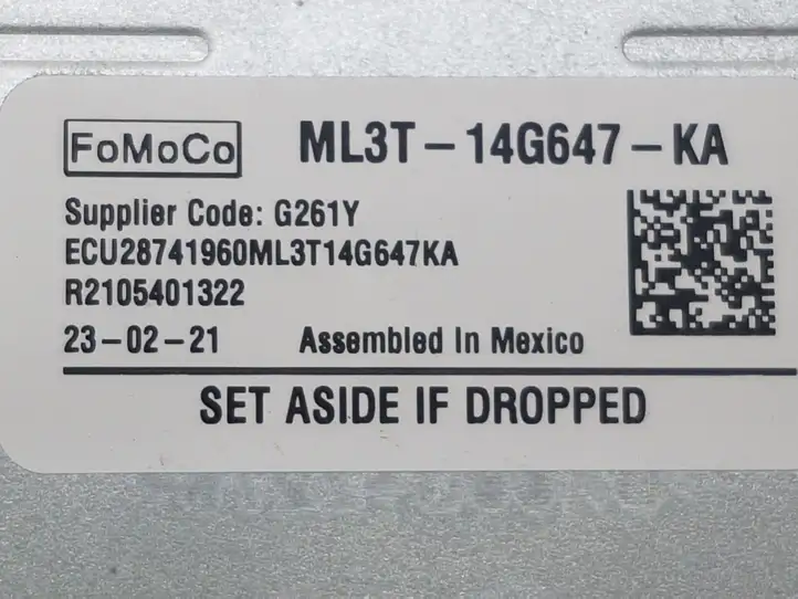 Ford F150 (2020 - ) ML3T14G647 Модуль управления камерой — фото 2
