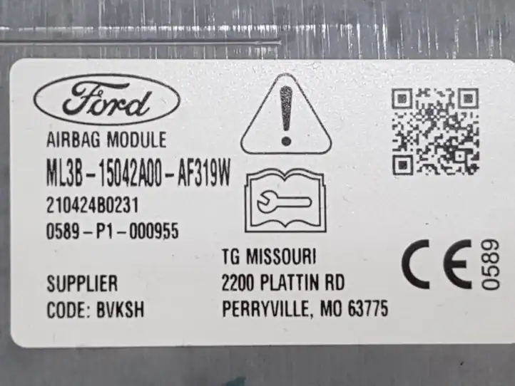 Ford F150 (2020 - ) ML3B15042A00 Коленная подушка безопасности — фото 3