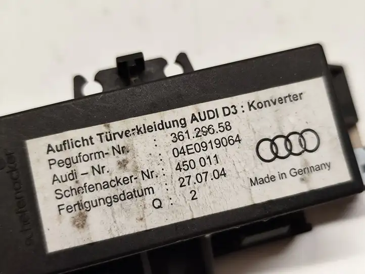 Audi A8 S8 D3 4E (2005 - 2007) 04E0919064 Блок управления дверью — фото 3