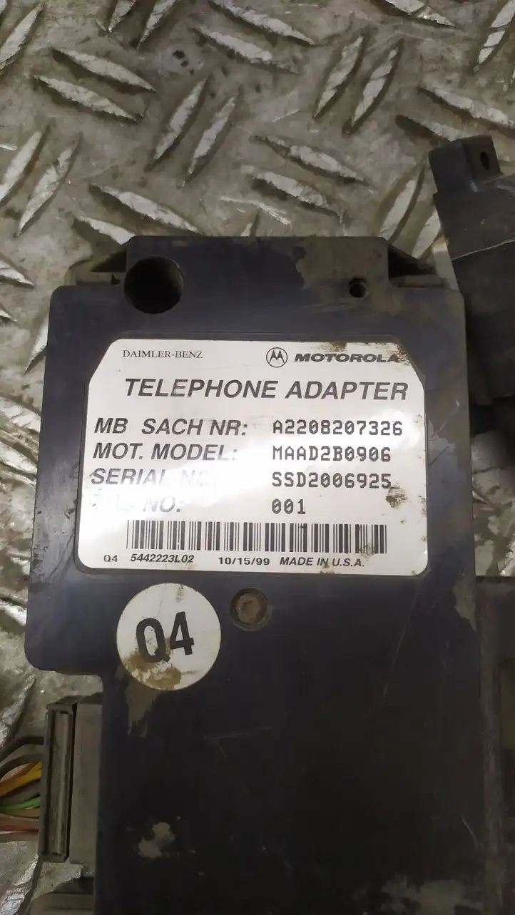 Mercedes-Benz S W220 (1998 - 2006) MAAD2B0906 Блок GSM — фото 3