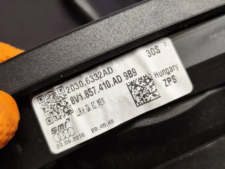 Audi A3/S3 8V (2012 - 2016) 8v1857410ad Боковое зеркало с электроприводом — фото 8