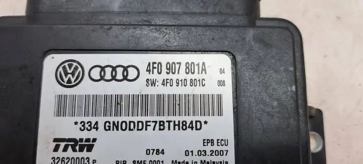 Audi A6 S6 C6 4F (2004 - 2008) 4F0907801A Блок управления тормозной системой — фото 3