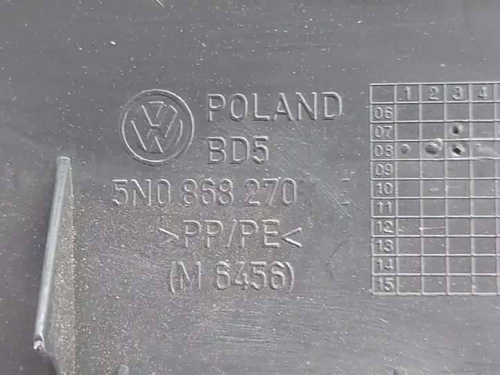 Volkswagen Tiguan (2007 - 2011) 5N0868270 Нижняя боковая отделка заднего сиденья — фото 3