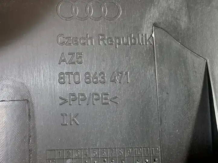 Audi A5 8T 8F (2011 - 2016) 8T0863471 Отделка порога багажника — фото 2