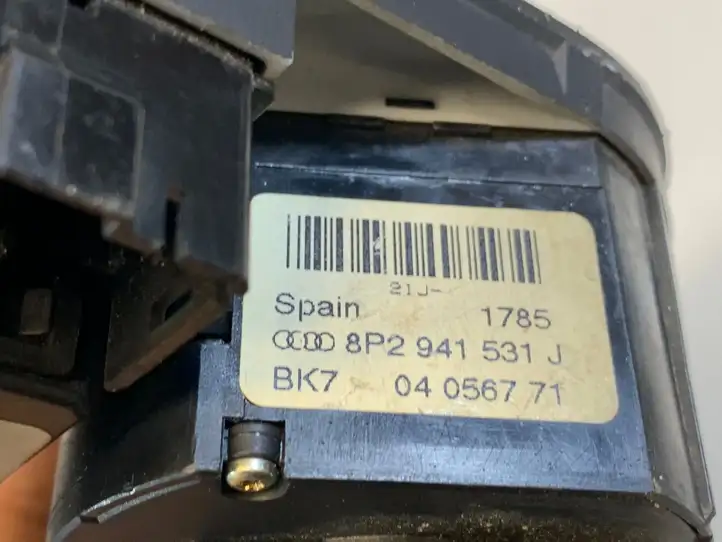 Audi A3/S3 8P (2004 - 2008) 8P2941531J Включатель фонарей — фото 4