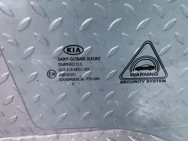 Kia Ceed (2010 - 2012) QA1024757 Стекло передней двери — фото 2