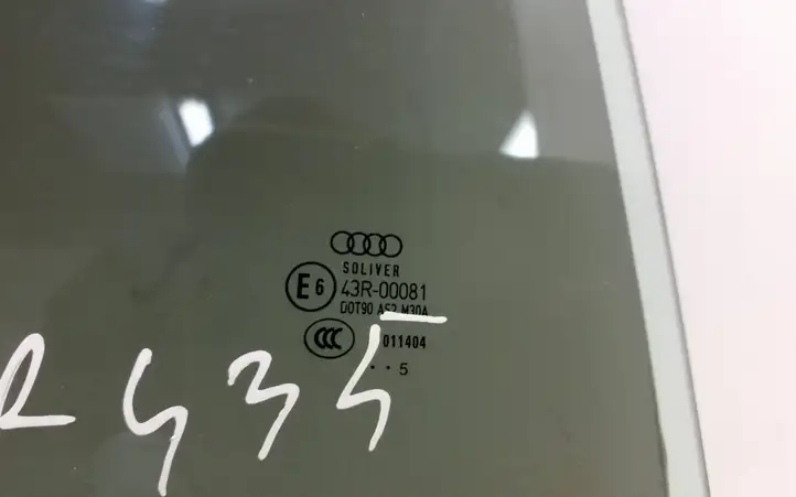 Audi A6 S6 C6 4F (2004 - 2008) 43R00081 Стекло задней двери — фото 3