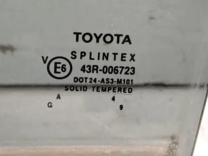 Toyota Avensis T250 (2003 - 2006) 43R006723 Стекло задней двери — фото 4