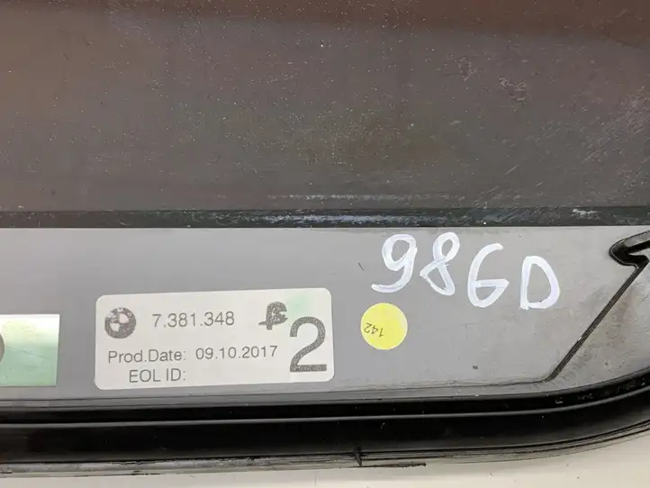 BMW 5 G30 G31 (2016 - ) 7381348 Заднее боковое стекло — фото 8