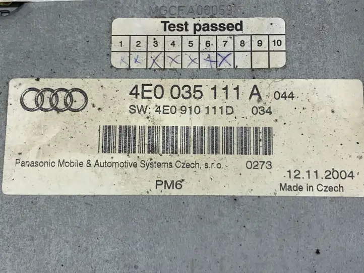 Audi A8 S8 D3 4E (2002 - 2005) 4E0035111A CD/DVD чейнджер — фото 3