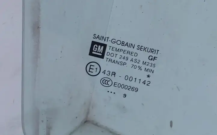 Opel Corsa D (2006 - 2010) DOT249AS2M235 Стекло задней двери — фото 2