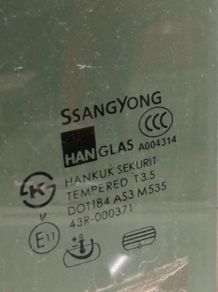 SsangYong Rodius (2004 - 2007) AS3 Стекло задней двери — фото 2