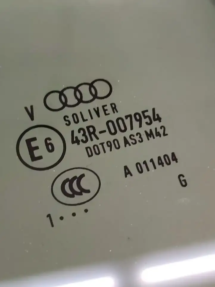 Audi A6 C7 (2011 - 2014) AS3 Стекло задней двери — фото 3