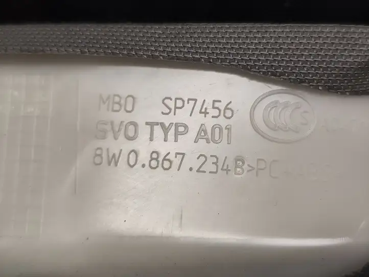 Audi A4 S4 B9 (2015 - 2019) 8W0867234B Обшивка стойки A — фото 4