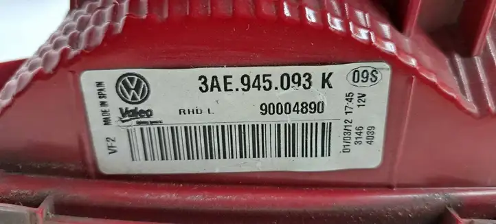Volkswagen PASSAT B7 (2011 - 2014) 3AE945093K Задний фонарь в крышке багажника — фото 3