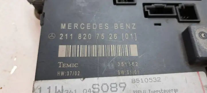 Mercedes-Benz CLS C219 (2003 - 2011) 2118207526 Прочие блоки управления — фото 3