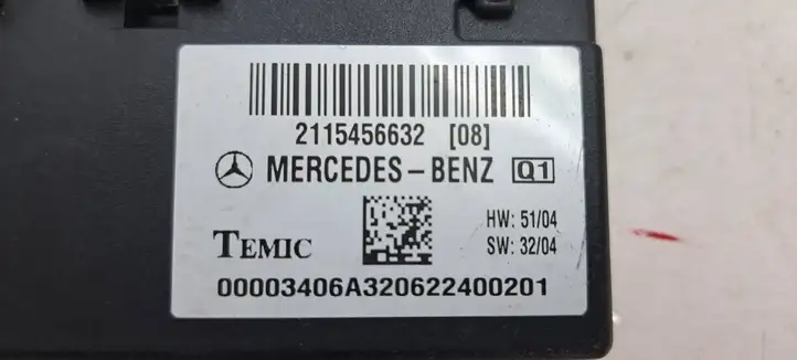 Mercedes-Benz CLS C219 (2003 - 2011) 2115456632 Модуль комфорта — фото 3