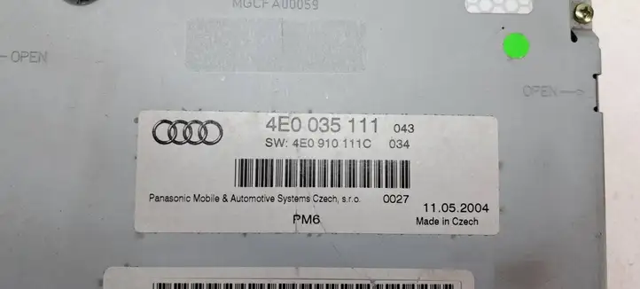 Audi A6 S6 C6 4F (2004 - 2008) 4E0035111 CD/DVD чейнджер — фото 3