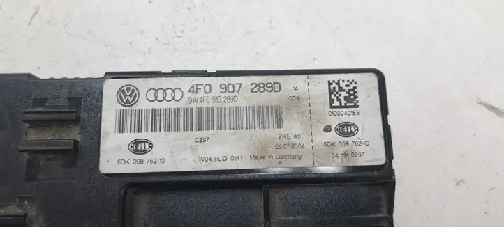 Audi A6 S6 C6 4F (2004 - 2008) 4F0907289D Модуль комфорта — фото 3
