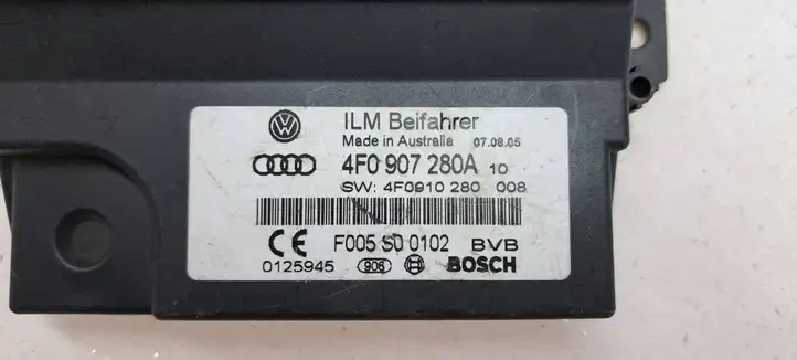 Audi A6 S6 C6 4F (2004 - 2008) 4F0907280A Прочие блоки управления — фото 3