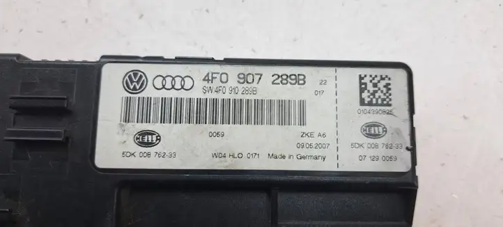 Audi A6 S6 C6 4F (2004 - 2008) 4F0907289B Модуль комфорта — фото 3