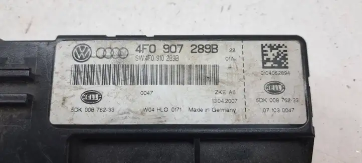 Audi A6 S6 C6 4F (2004 - 2008) 4F0907289B Модуль комфорта — фото 3