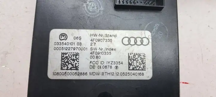 Audi A6 S6 C6 4F (2004 - 2008) 033540101 Блок бесключевого доступа — фото 3