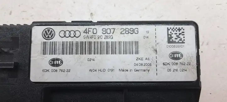 Audi A6 S6 C6 4F (2004 - 2008) 4F0907289G Блок управления светом — фото 4
