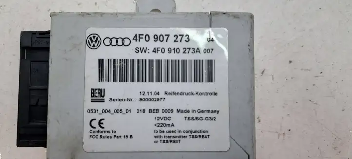 Audi A6 S6 C6 4F (2004 - 2008) 4F0907273 Прочие блоки управления — фото 3