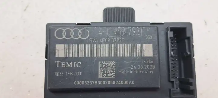 Audi A6 S6 C6 4F (2004 - 2008) 4F0959793E Блок управления дверью — фото 3