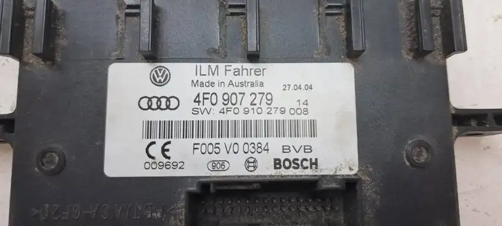 Audi A6 S6 C6 4F (2004 - 2008) F005V00384 Блок управления светом — фото 4