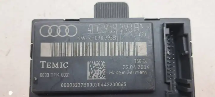 Audi A6 S6 C6 4F (2004 - 2008) 4F0959793B Блок управления дверью — фото 3