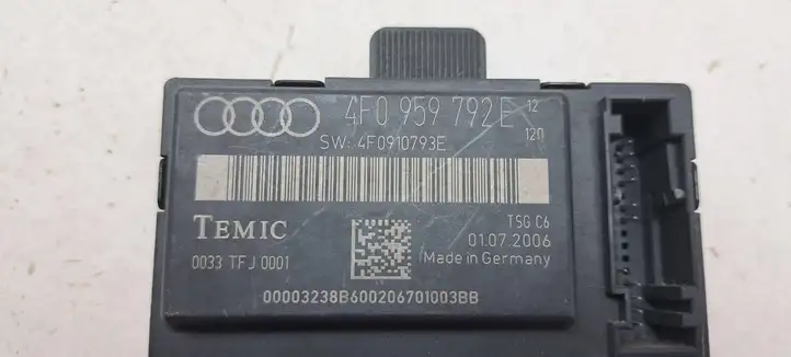 Audi A6 S6 C6 4F (2004 - 2008) 4F0959792E Блок управления дверью — фото 3