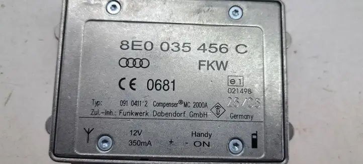 Audi A6 S6 C6 4F (2004 - 2008) 8E0035456C Блок управления антеннами — фото 3