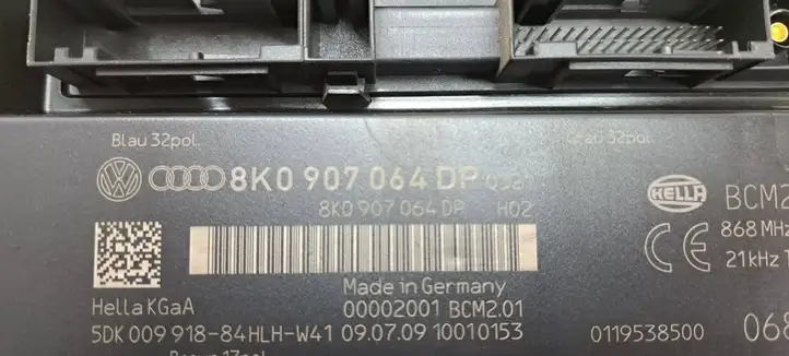 Audi Q5 SQ5 (2008 - 2012) 8K0907064DP Модуль комфорта — фото 3