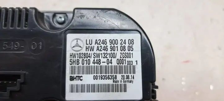 Mercedes-Benz CLA C117,X117,W117 (2013 - 2019) A2469002408 Блок управления климат-контролем — фото 3