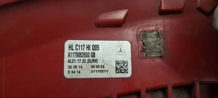 Mercedes-Benz CLA C117,X117,W117 (2013 - 2019) A1179062600 Передняя фара — фото 3