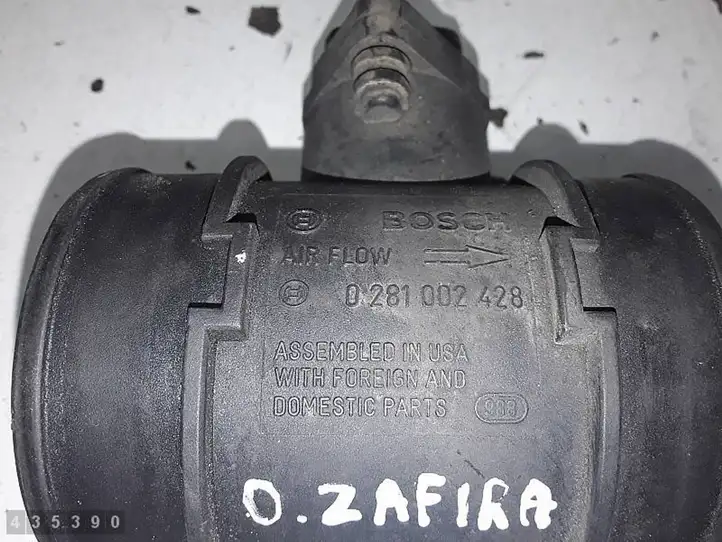 Opel Zafira A (1999 - 2003) 0281002428 Датчик массового расхода воздуха — фото 2