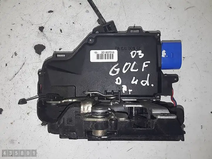 Volkswagen Golf V (2003 - 2009) 3D1837016 Замок передней двери — фото 4