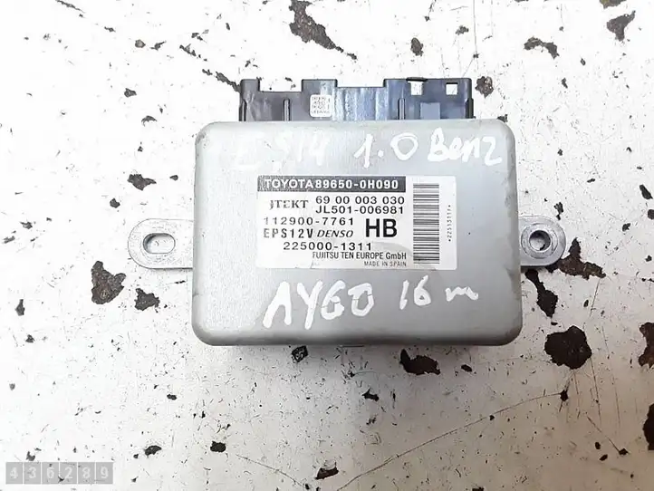 Toyota Aygo AB40 (2014 - 2018) JL501006981 Блок управления усилителем руля — фото 4
