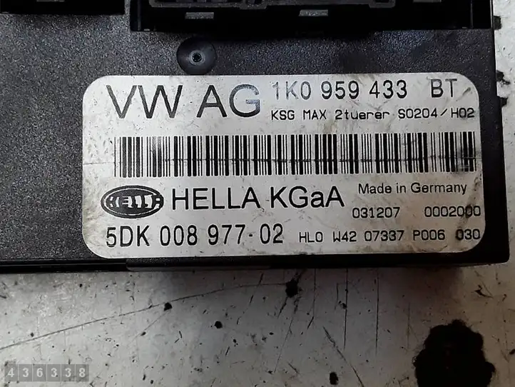 Volkswagen Tiguan (2007 - 2011) 1K0959433BT Модуль комфорта — фото 3