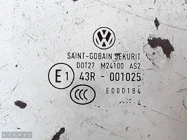 Volkswagen Tiguan (2011 - 2016) E143R001025 Стекло передней двери — фото 3