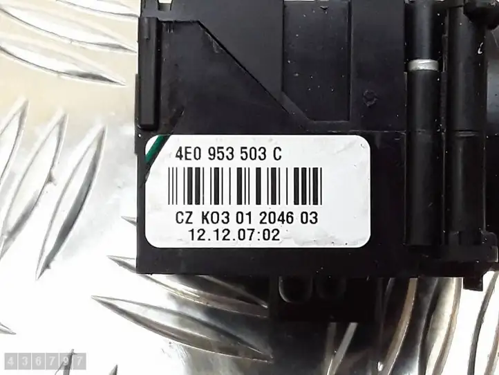 Audi A6 S6 C6 4F (2004 - 2008) 4E0953503C Переключатель стеклоочистителей — фото 7