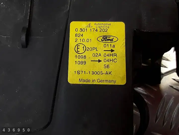 Ford Mondeo Mk III (2000 - 2007) 1S7113005AK Передняя фара — фото 7